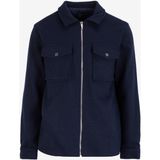 Fabrika Lacivert Erkek Basic Fit Gömlek Ceket F4WM-GML 2126 - 2XL