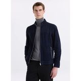 Fabrika Lacivert Erkek Çift Taraflı Deri Mont F6SM-MNT 2642 - XL