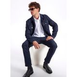 Fabrika Lacivert Erkek Denim Ceket F5WM-CKT 2309 - 2XL