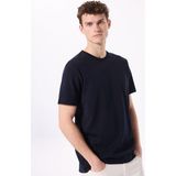 Fabrika Lacivert Erkek Relaxed Düz T-Shirt F4SM-TST 2847