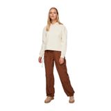 Fabrika Lastikli Bel Loose Fit Kahve Pantolon, 40, 84167822, Standart, Kadın