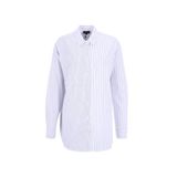 Fabrika Loose Fit Çizgili Gömlek, 40, 5003273855, Beyaz - Siyah, Kadın