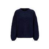 Fabrika Loose Fit Jakarlı Kazak, L, 5003273413, Lacivert, Kadın