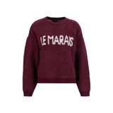 Fabrika Loose Fit Jakarlı Kazak, XL, 5003273414, Bordo, Kadın