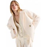 Fabrika Loose Fit Kaban, 40, 5003273405, Ekru, Kadın