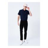 Fabrika Muri Düşük Bel Slim Fit Düz Siyah Erkek Chıno Pantolon