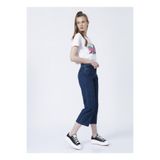Fabrika Normal Bel Geniş Fit Düz Indigo Kadın Denim Pantolon - Her