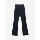 Fabrika Normal Bel Geniş Paça Flare Koyu İndigo Kadın Denim Pantolon F4SL-PNT0094