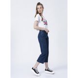 Fabrika Normal Bel Geniş Paça Geniş Fit İndigo Kadın Denim Pantolon HER - 26