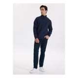 Fabrika Normal Bel Normal Paça Slim Fit Koyu Lacivert Erkek Denim Pantolon F5WM-PNT 2855