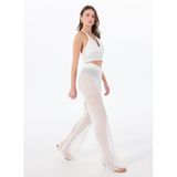 Fabrika Normal Plaj Pantolonu F5Sl-Pnt0296, Tek Ebat, TYCA8D3BFA62027A40F989300, Beyaz, kadın