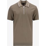 Fabrika Polo Yaka Basic Düz Haki Erkek Kazak F5SM-KZK 2079 - XL