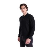 Fabrika Polo Yaka Basic Düz Kazak, M, 5003263157, Siyah, Erkek