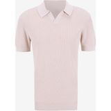 Fabrika Polo Yaka Basic Jakarlı Vizon Erkek Kazak F5SM-KZK 2087 - 2XL