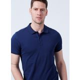 Fabrika Polo Yaka Düz Lacivert Erkek T-Shirt LEGOLAS Y