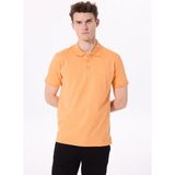 Fabrika Polo Yaka Düz Turuncu Erkek T-Shirt LEGOLAS Y - M