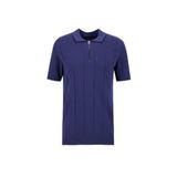 Fabrika Polo Yaka Jakarlı Kazak, XL, 5003228452, Lacivert, Erkek
