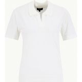 Fabrika Polo Yaka Slim Fit Düz Ekru Kazak Kadın F6SL-KZK0057