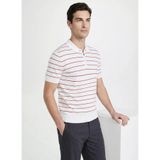 Fabrika Polo Yaka Slim Fit Kazak, L, 5003329438, Beyaz - Kırmızı, Erkek