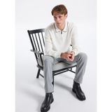 Fabrika Polo Yaka Slim Fit Kazak, S, 5003275551, Ekru, Erkek