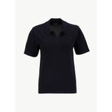 Fabrika Polo Yaka Slim Fit Kazak, S, 5003325438, Siyah, Kadın