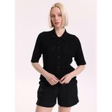 Fabrika Regular Fit Düz Örgü Hırka, S, 5003325488, Siyah, Kadın