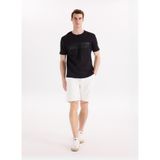 Fabrika Relaxed Baskılı T-Shirt, S, 5003328791, Siyah, Erkek