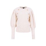 Fabrika Relaxed Fit Fitilli Kazak, M, 5003273339, Ekru, Kadın