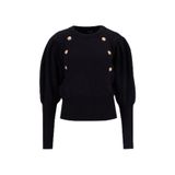 Fabrika Relaxed Fit Fitilli Kazak, M, 5003273377, Siyah, Kadın