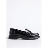 Fabrika Rugan Siyah Kadın Loafer Fallon - 37