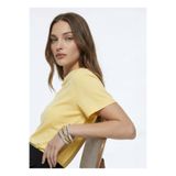 Fabrika Sarı Kadın Regular Fit T-Shirt F6SL-TST0006