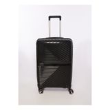Fabrika Siyah 42x65x26 cm Orta Boy Çekçekli Sert Valiz FAB-5239