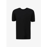 Fabrika Siyah Erkek Bisiklet Yaka Relaxed T-Shirt F4SM-TST 2847