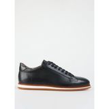 Fabrika Siyah Erkek Deri Sneaker PERCIVAL-SHIELD