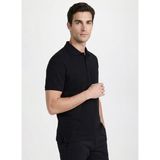 Fabrika Siyah Erkek Regular Fit Polo T-Shirt Nobro Ceplı Nb