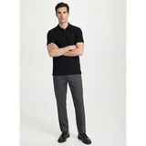 Fabrika Siyah Erkek Regular Fit Polo T-Shirt Nobro Cepsız Nb - M