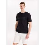 Fabrika Siyah Erkek Relaxed Baskılı T-Shirt F6SM-TST 2010