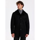 Fabrika Siyah Erkek Slim Fit Deri Kaban F5WM-KBN 2297