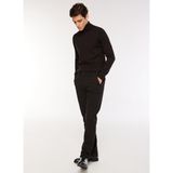 Fabrika Siyah Erkek Slim Fit Düz Chino Pantolon F3WM-PNT902 - 56