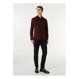 Fabrika Siyah Erkek Slim Fit Düz Chino Pantolon F3WM-PNT902