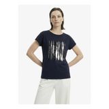 Fabrika Siyah Kadın Regular Fit Payetli T-Shirt F6SL-TST0350