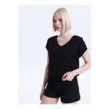 Fabrika Siyah Kadın T-Shirt F6SL-TST0356