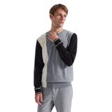 Fabrika Slim Fit Bisiklet Yaka Kazak, 2XL, F5WM-KZK 2269, Gri Melanj, Erkek