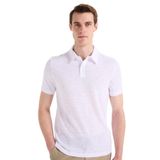 Fabrika Slim Fit Flamlı Polo T-Shirt, S, 5003328102, Beyaz, Erkek