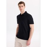 Fabrika Slim Fit Flamlı Polo T-Shirt, XL, 5003328074, Lacivert, Erkek