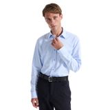Fabrika Slim Fit Gömlek Yaka Armürlü Gömlek, S, 5003274145, Mavi, Erkek