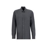 Fabrika Slim Fit Gömlek Yaka Düz Haki Erkek Gömlek F5WM-GML 2574