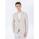 Fabrika Slim Fit Gri Erkek Düz Ceket F5SM-CKT 2439 - 52