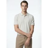 Fabrika Slim Fit Melanj Polo T-Shirt, L, 5003328970, Bej, Erkek
