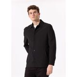 Fabrika Slim Fit Siyah Erkek Düz Ceket F5SM-CKT 2307 - 46